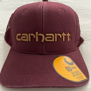 **NWT** Carhartt Unisex Canvas Mesh-Back Logo Graphic Cap